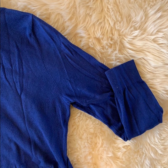 Beautiful blue maternity sweater - Picture 4 of 6